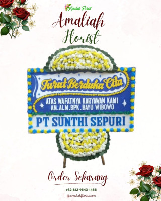 Papan Bunga Duka di Argasari